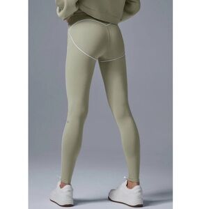 ALO Yoga Sage Green High-Waist Contour Leggings